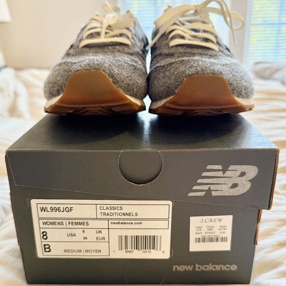 New Balance X J.Crew 996 Women's Sneakers in Gray Size 8 Medium - Picture 8 of 8